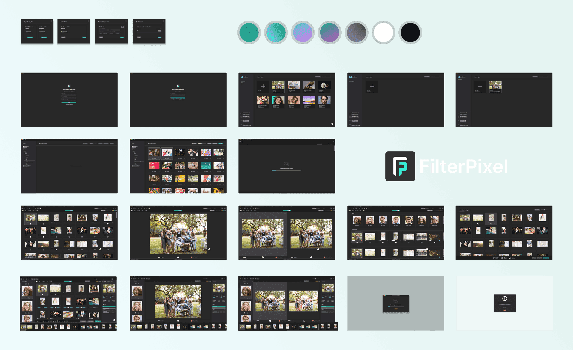 The final shipped version of FilterPixel with the complete interface