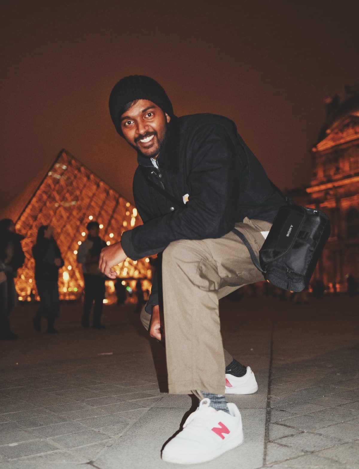 Sourabh at the Louvre, Paris