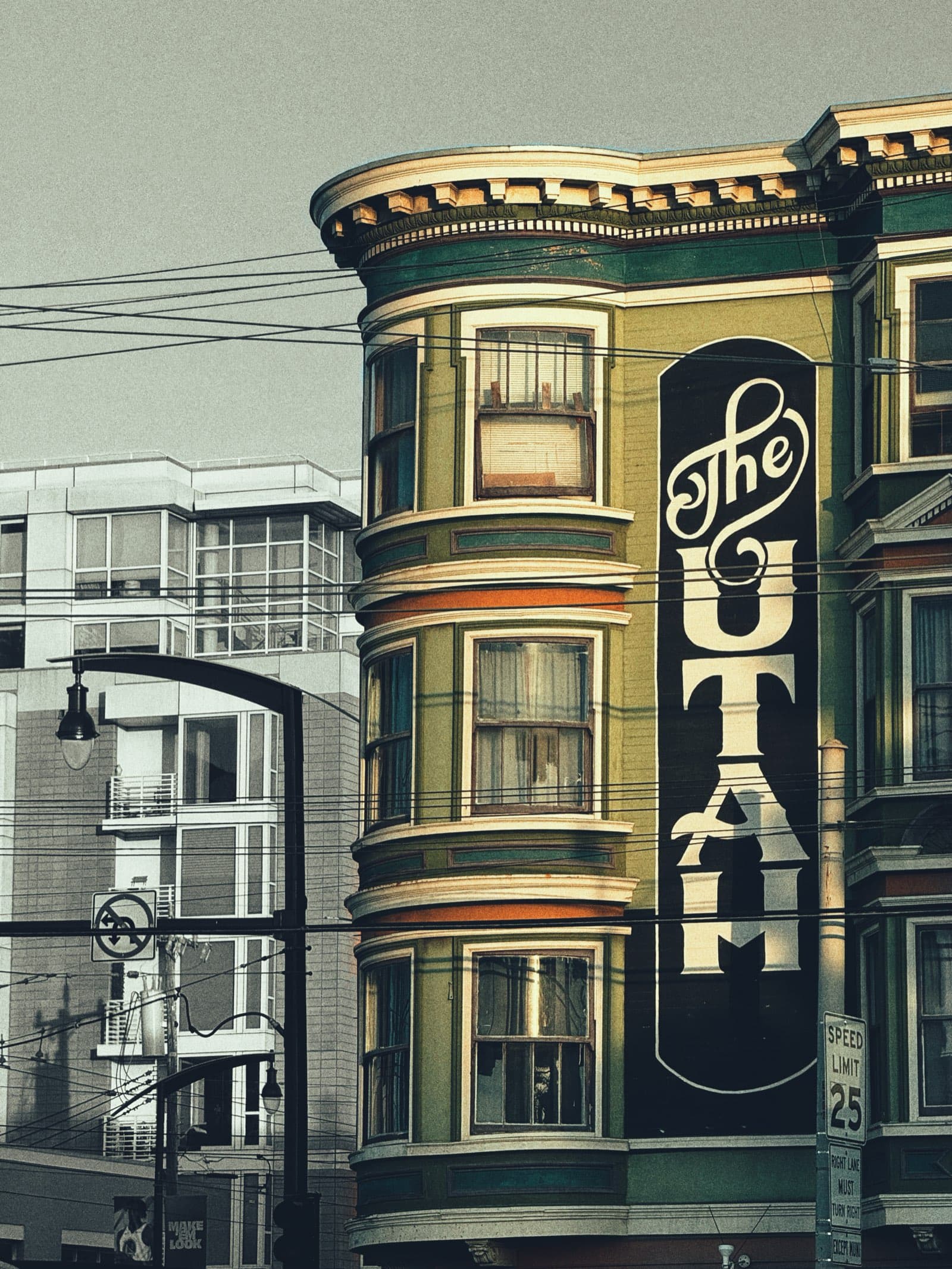 The Utah building in San Francisco with Victorian architecture